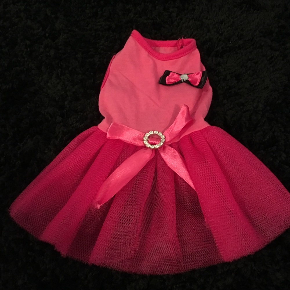 Tutu dress for a very small dog